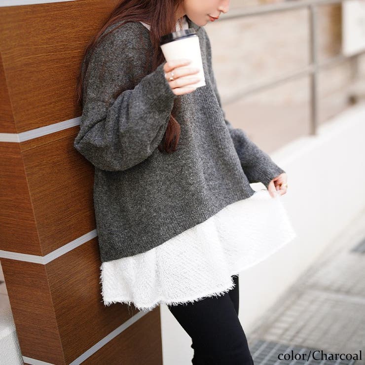 チャコール | 大きいサイズ レディース チュニック | GOLDJAPAN　大きいサイズ専門店