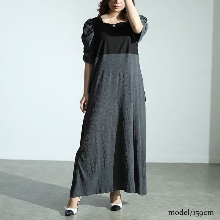 ブラック | 大きいサイズ レディース ワンピース | GOLDJAPAN　大きいサイズ専門店