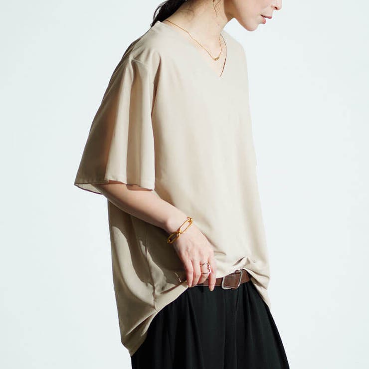 グレージュ | 大きいサイズ レディース チュニック | GOLDJAPAN　大きいサイズ専門店