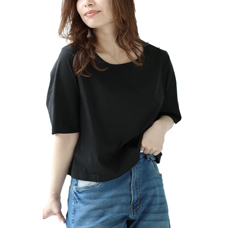 ブラック | 大きいサイズ レディース トップス | GOLDJAPAN　大きいサイズ専門店