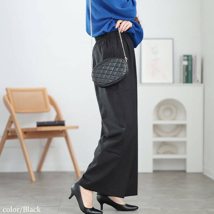 ブラック | 大きいサイズレディース パンツ ズボン | GOLDJAPAN　大きいサイズ専門店