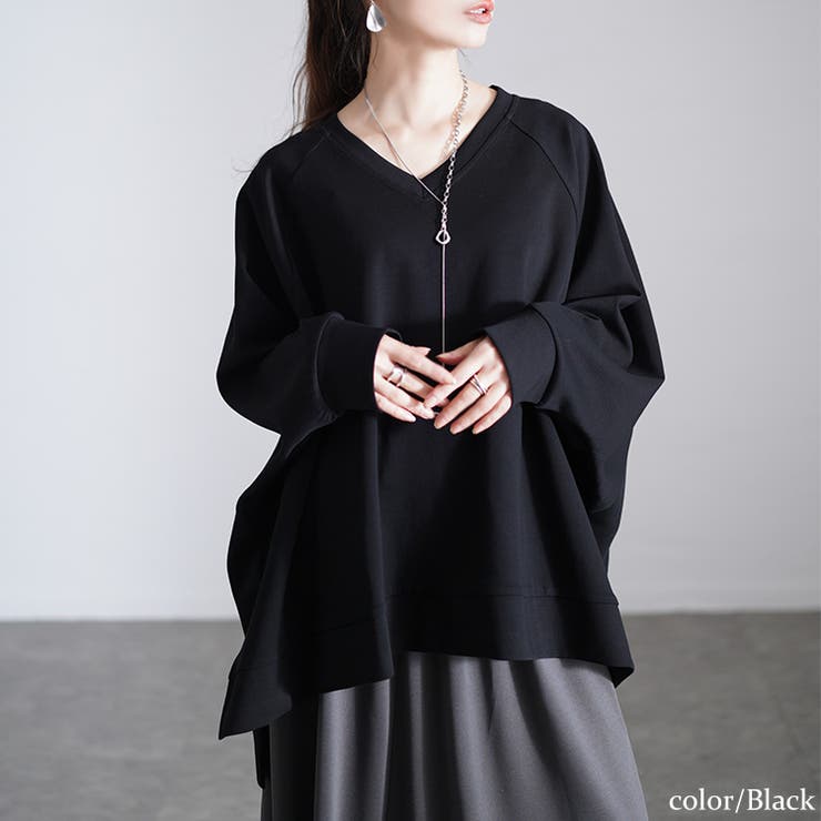 ブラック | 大きいサイズレディース トップス トレーナー | GOLDJAPAN　大きいサイズ専門店