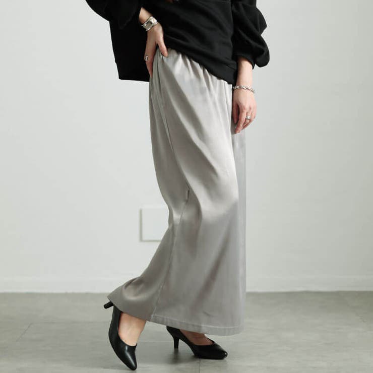 グレー | 大きいサイズレディース スカート ボトムス | GOLDJAPAN　大きいサイズ専門店