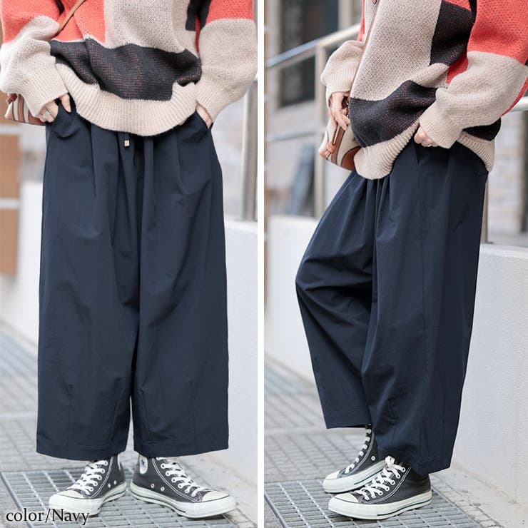 ネイビー | 大きいサイズレディース パンツ ズボン | GOLDJAPAN　大きいサイズ専門店