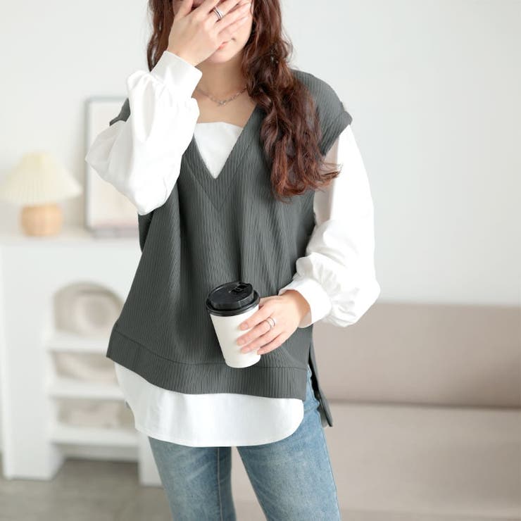 グレー | 大きいサイズレディース トップス シャツ | GOLDJAPAN　大きいサイズ専門店