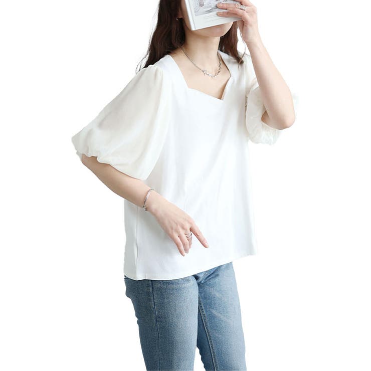 オフホワイト | 大きいサイズ レディース トップス | GOLDJAPAN　大きいサイズ専門店