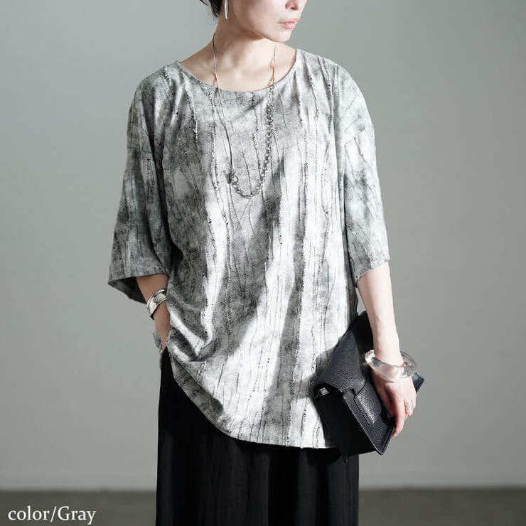 グレー | 大きいサイズ レディース トップス | GOLDJAPAN　大きいサイズ専門店