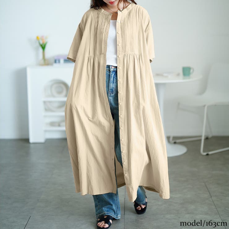 アイボリー | 大きいサイズ レディース ワンピース | GOLDJAPAN　大きいサイズ専門店