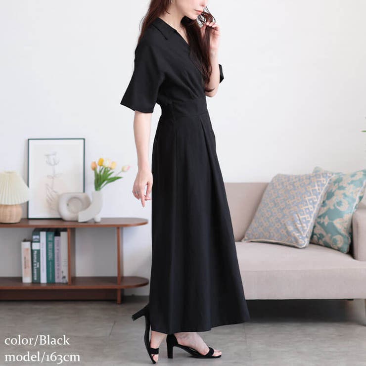 ブラック | 大きいサイズ レディース ワンピース | GOLDJAPAN　大きいサイズ専門店