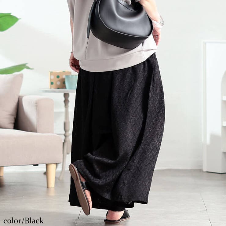 ブラック | 大きいサイズ レディース パンツ | GOLDJAPAN　大きいサイズ専門店