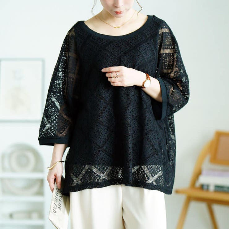 ブラック | 大きいサイズ レディース トップス | GOLDJAPAN　大きいサイズ専門店