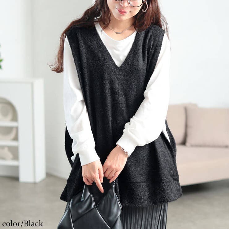 ブラック | 大きいサイズ レディース トップス | GOLDJAPAN　大きいサイズ専門店