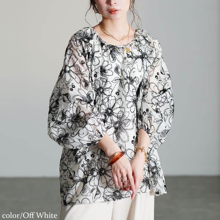 オフホワイト | 大きいサイズ レディース トップス | GOLDJAPAN　大きいサイズ専門店
