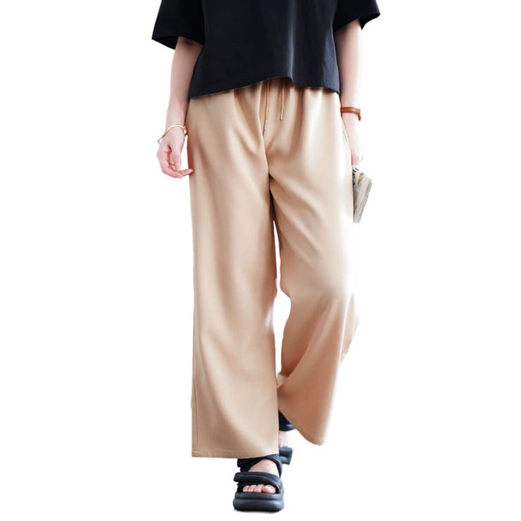 ライトベージュ | 大きいサイズ レディース パンツ | GOLDJAPAN　大きいサイズ専門店