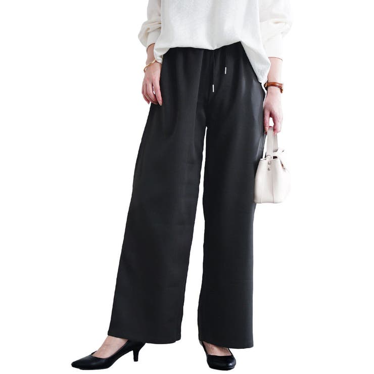 ブラック | 大きいサイズ レディース パンツ | GOLDJAPAN　大きいサイズ専門店