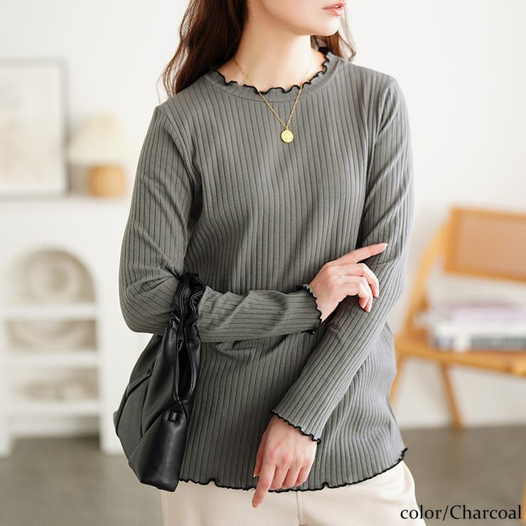 チャコール | 大きいサイズ レディース トップス | GOLDJAPAN　大きいサイズ専門店