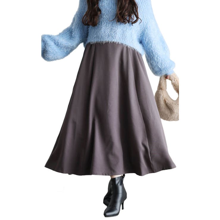 チャコール | 大きいサイズ レディース スカート | GOLDJAPAN　大きいサイズ専門店