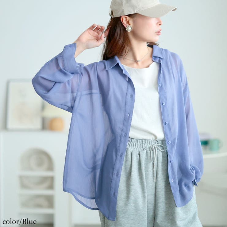 ブルー | 大きいサイズ レディース トップス | GOLDJAPAN　大きいサイズ専門店