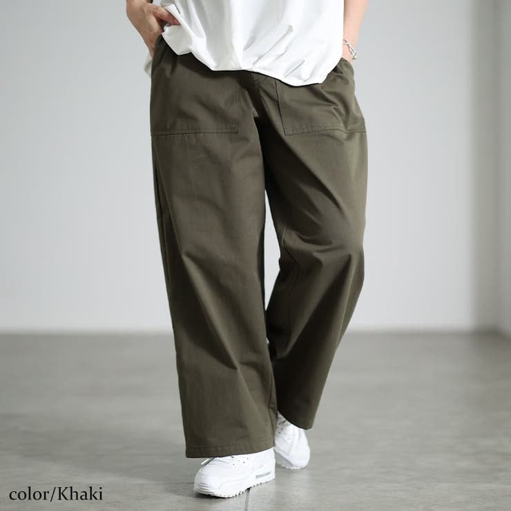 カーキ | 大きいサイズ レディース パンツ | GOLDJAPAN　大きいサイズ専門店
