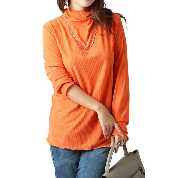 オレンジ | 大きいサイズ レディース トップス | GOLDJAPAN　大きいサイズ専門店