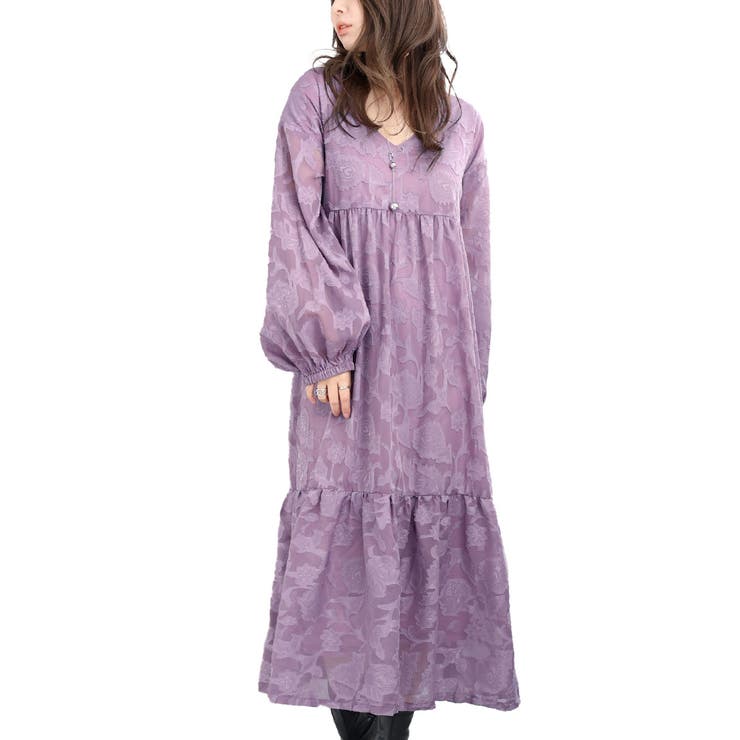 ラベンダー | 大きいサイズ レディース ワンピース | GOLDJAPAN　大きいサイズ専門店