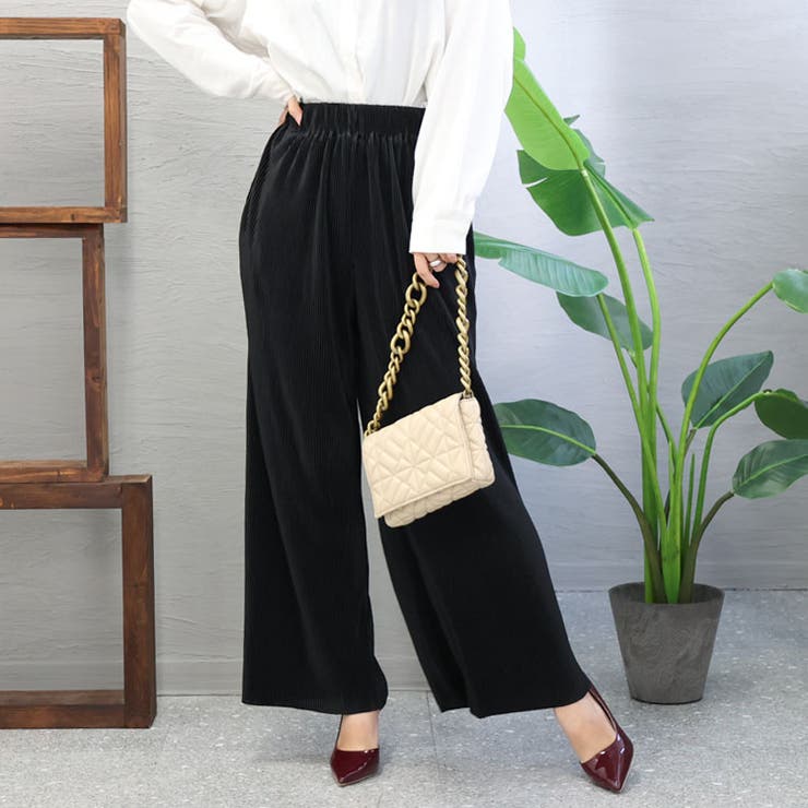 ブラック | 大きいサイズ レディース ボトムス | GOLDJAPAN　大きいサイズ専門店