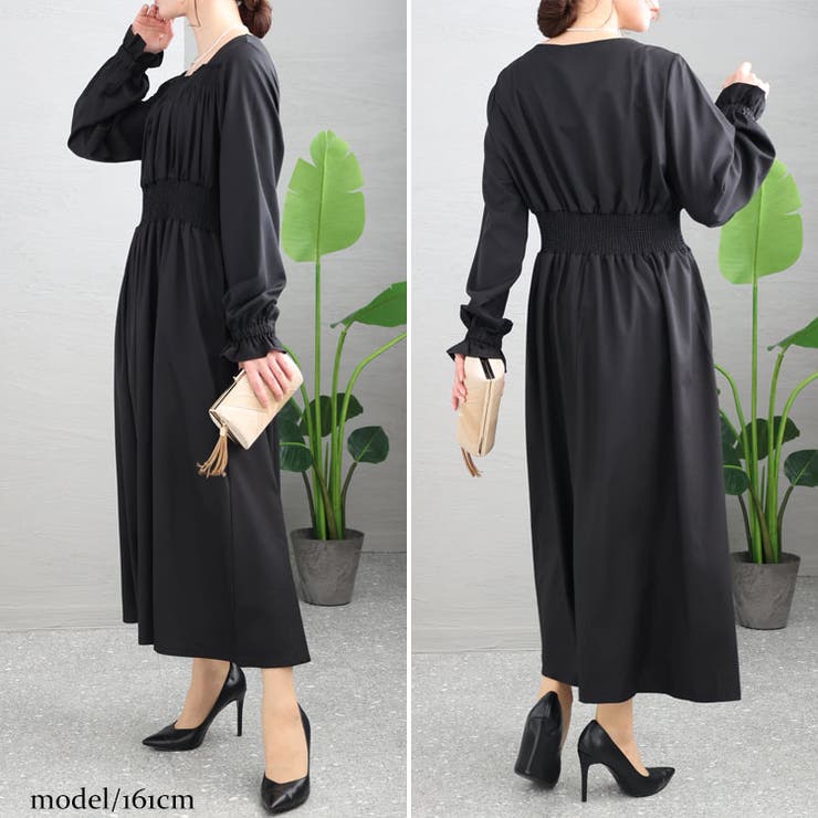 ブラック | 大きいサイズ レディース ワンピース | GOLDJAPAN　大きいサイズ専門店