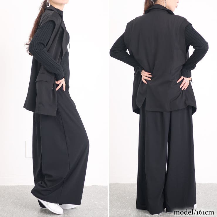 ブラック | 大きいサイズ レディース ボトムス | GOLDJAPAN　大きいサイズ専門店