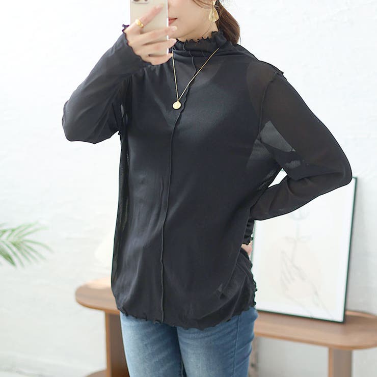 ブラック | 大きいサイズ レディース トップス | GOLDJAPAN　大きいサイズ専門店