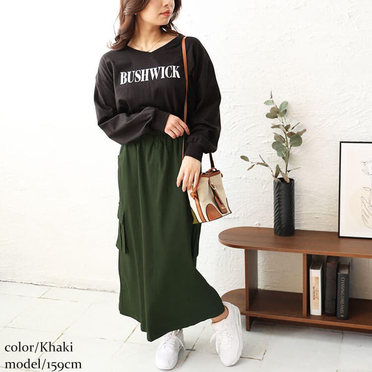 カーキ | 大きいサイズ レディース ボトムス | GOLDJAPAN　大きいサイズ専門店