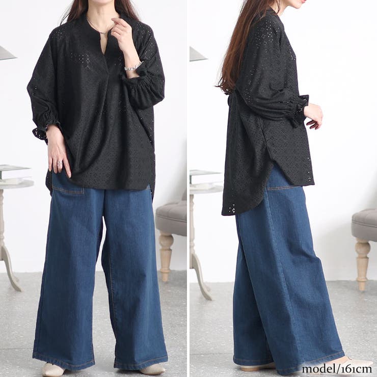 ブラック | 大きいサイズ レディース トップス | GOLDJAPAN　大きいサイズ専門店