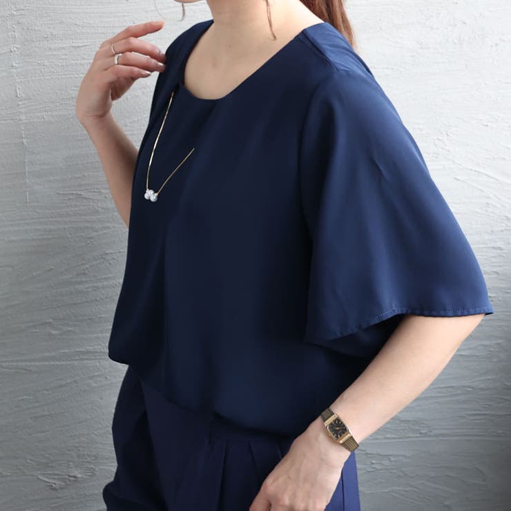 ネイビー | 大きいサイズ レディース トップス | GOLDJAPAN　大きいサイズ専門店