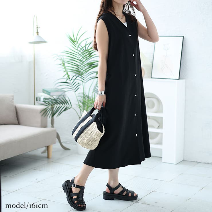 ブラック | 大きいサイズ レディース ワンピース | GOLDJAPAN　大きいサイズ専門店