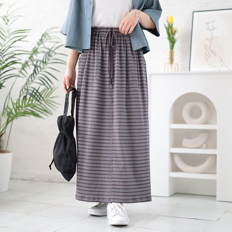 グレー | 大きいサイズレディース ボトムス スカート | GOLDJAPAN　大きいサイズ専門店