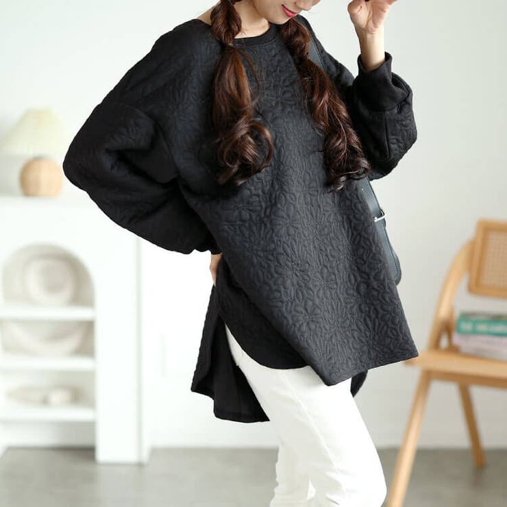 ブラック | 大きいサイズレディース トップス カットソー | GOLDJAPAN　大きいサイズ専門店