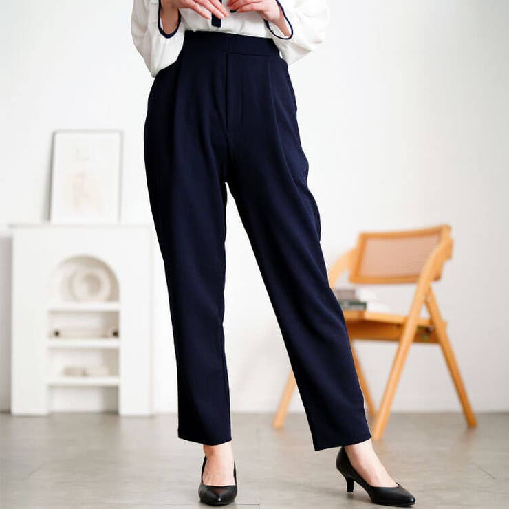 ネイビー | 大きいサイズレディース パンツ ズボン | GOLDJAPAN　大きいサイズ専門店