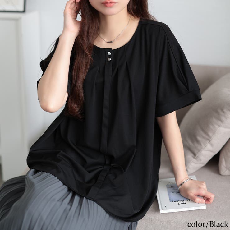 ブラック | 大きいサイズ レディース トップス | GOLDJAPAN　大きいサイズ専門店