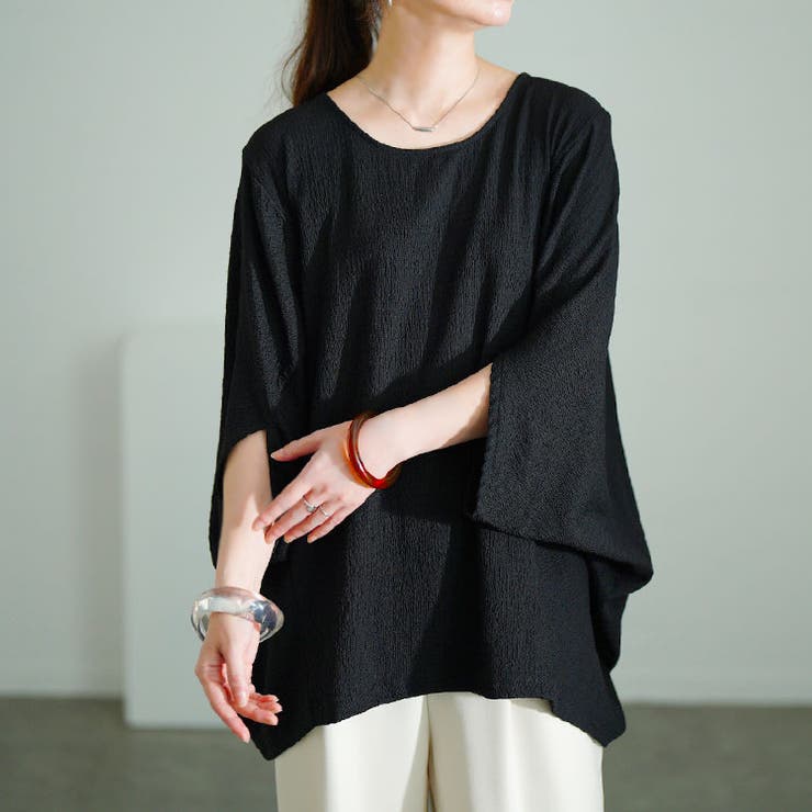 ブラック | 大きいサイズ レディース トップス | GOLDJAPAN　大きいサイズ専門店