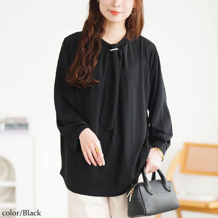 ブラック | 大きいサイズ レディース トップス | GOLDJAPAN　大きいサイズ専門店