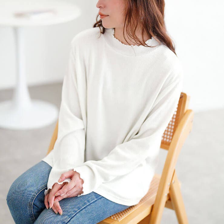 オフホワイト | 大きいサイズ レディース トップス | GOLDJAPAN　大きいサイズ専門店