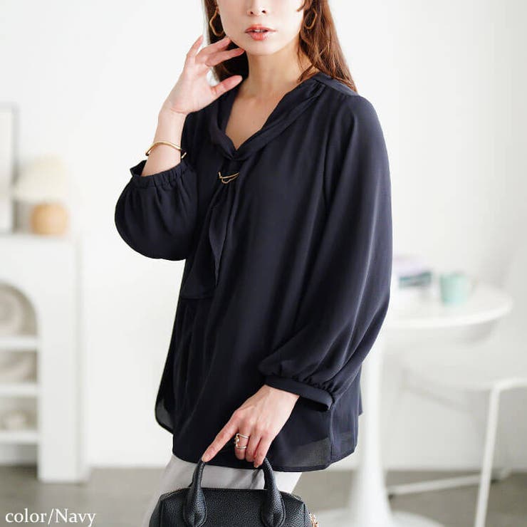 ネイビー | 大きいサイズ レディース トップス | GOLDJAPAN　大きいサイズ専門店