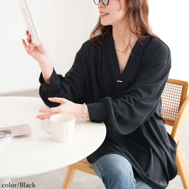 ブラック | 大きいサイズ レディース トップス | GOLDJAPAN　大きいサイズ専門店