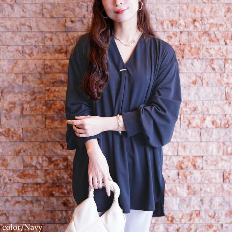 ネイビー | 大きいサイズ レディース トップス | GOLDJAPAN　大きいサイズ専門店