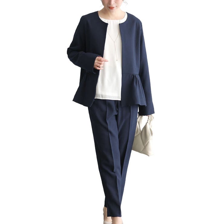 ネイビー | 大きいサイズ レディース スーツ | GOLDJAPAN　大きいサイズ専門店