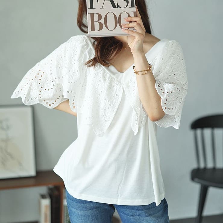 ホワイト | 大きいサイズレディース トップス ブラウス | GOLDJAPAN　大きいサイズ専門店