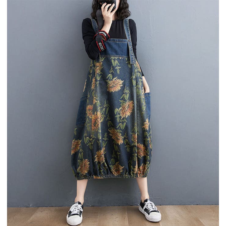 ブルー | 大きいサイズ レディース ワンピース | GOLDJAPAN　大きいサイズ専門店