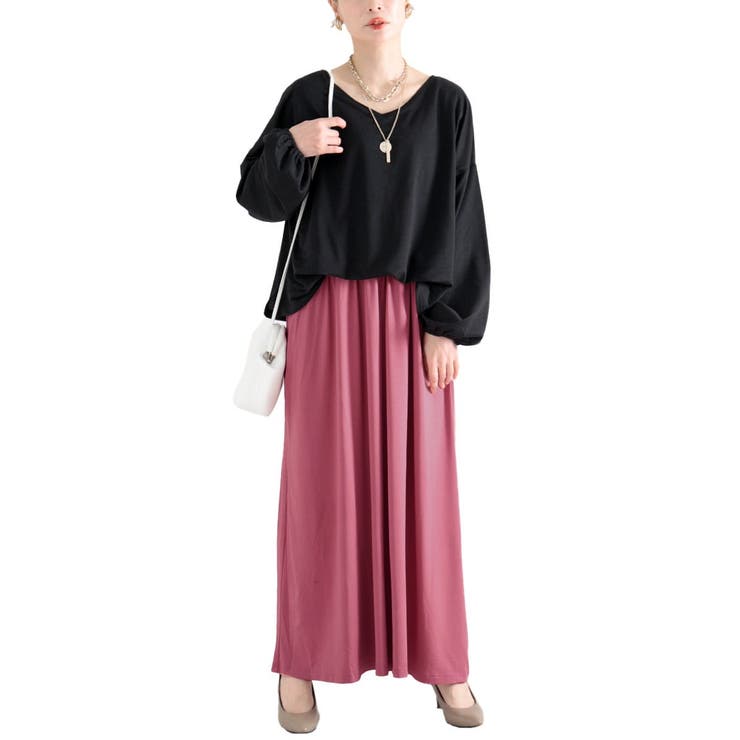 モーブピンク | 大きいサイズ レディース ワンピース | GOLDJAPAN　大きいサイズ専門店