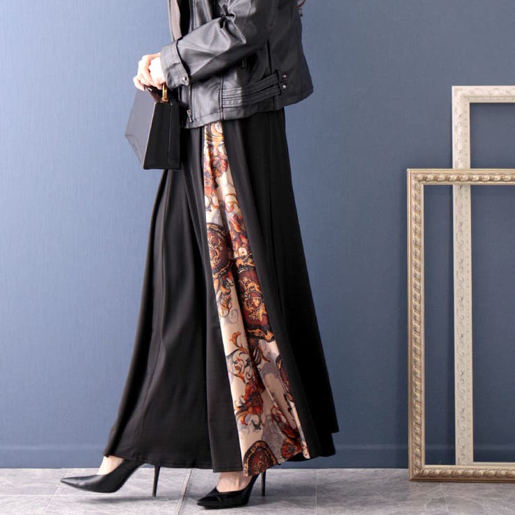 ブラック | 大きいサイズ レディース ボトムス | GOLDJAPAN　大きいサイズ専門店