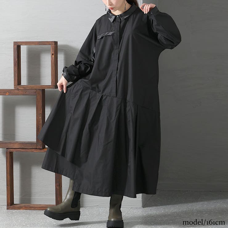 ブラック | 大きいサイズ レディース ワンピース | GOLDJAPAN　大きいサイズ専門店