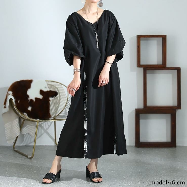 ブラック | 大きいサイズ レディース ワンピース | GOLDJAPAN　大きいサイズ専門店